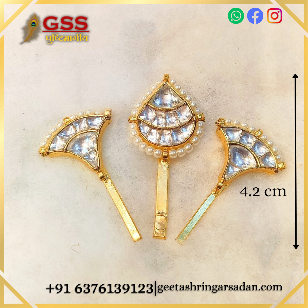 Jadau kundan tipara k chor