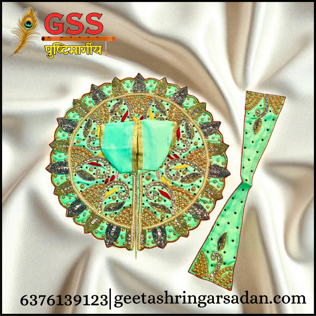 Parrot Colour Diamond work Poshak