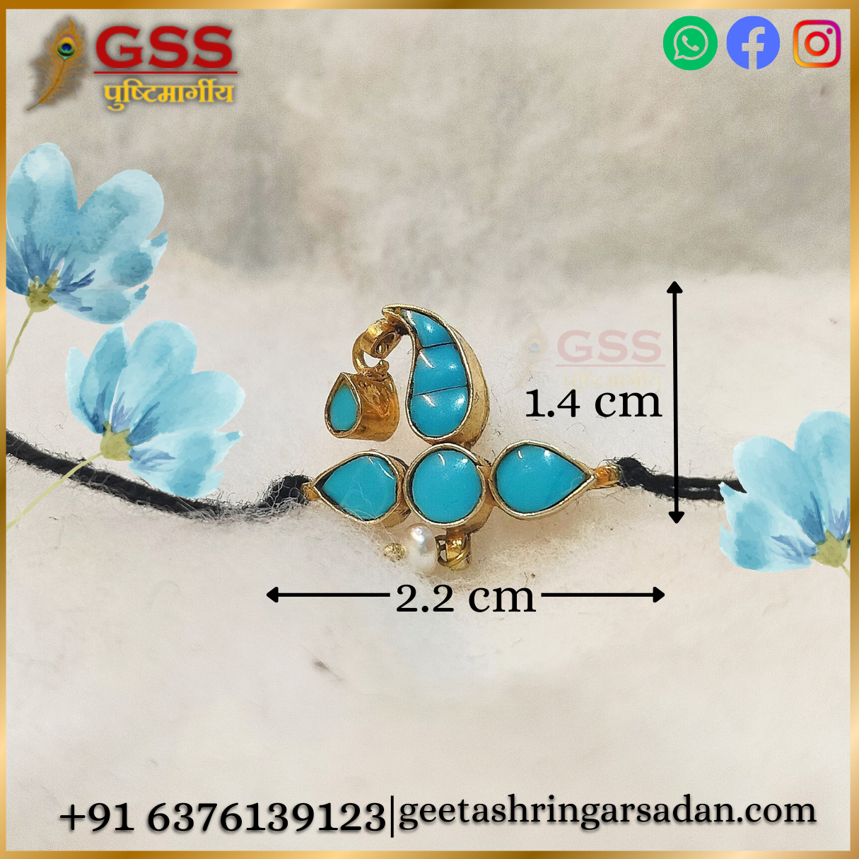 Jadau Kundan Sirpeach (silver)