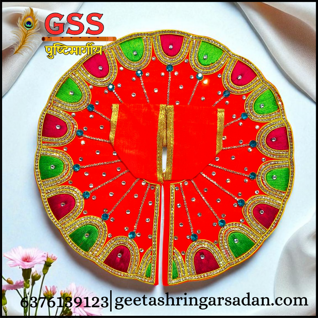 Orange Zardoshi Poshak