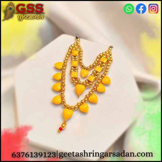 Golden Meenakari Mala ji