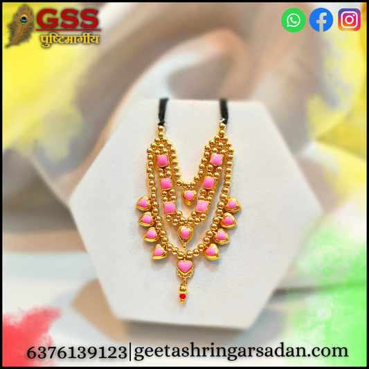 Golden Meenakari Mala ji