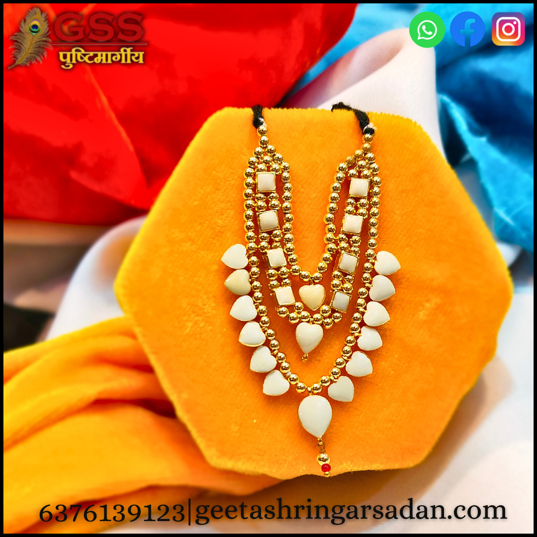 Golden Meenakari Mala ji