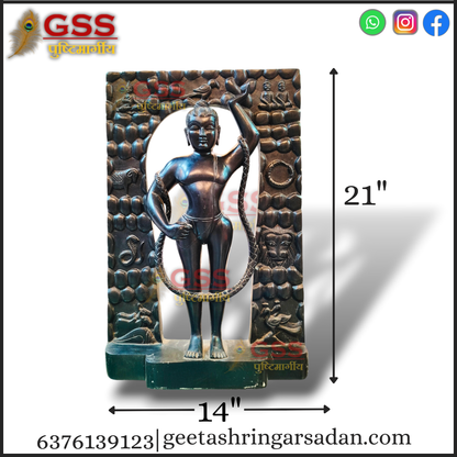 Black Marble Mangla swaroop Shreenath ji 21"