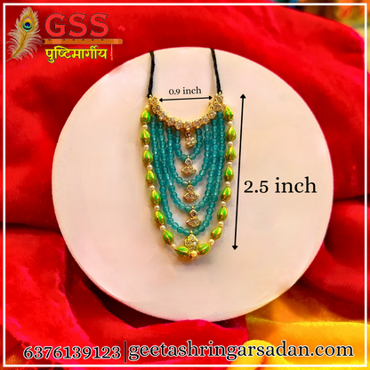 Jadau Heera Haasli Kamal Mala ji (silver)