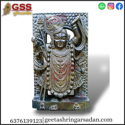 Black Marble Shringar  Shreenath ji