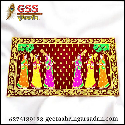 Beautiful Embroidery Sakhi Pichwai