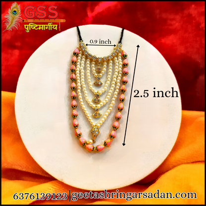 Jadau Heera Haasli Kamal Mala ji (silver)