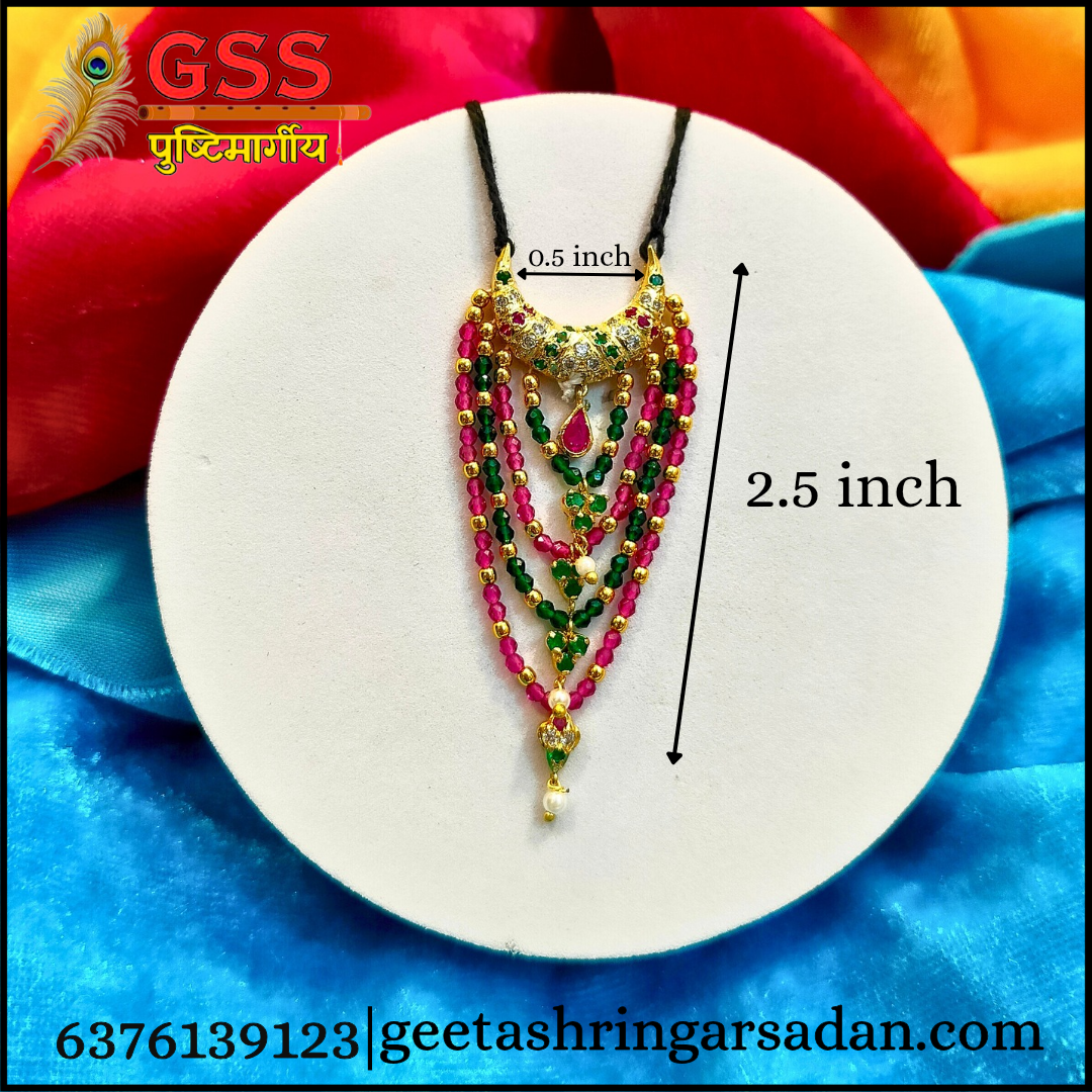 Jadau Milma Haasli Mala (silver)