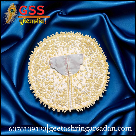 White Moti Work Poshak