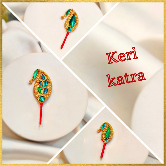 Golden Zari keri katra
