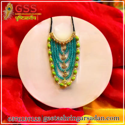 Jadau Heera Haasli Kamal Mala ji (silver)