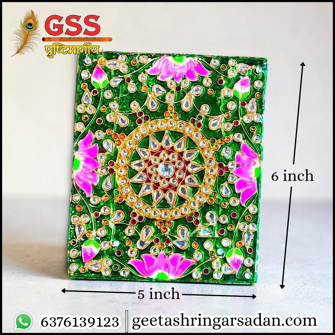 Meenakari Mirror (6×5)