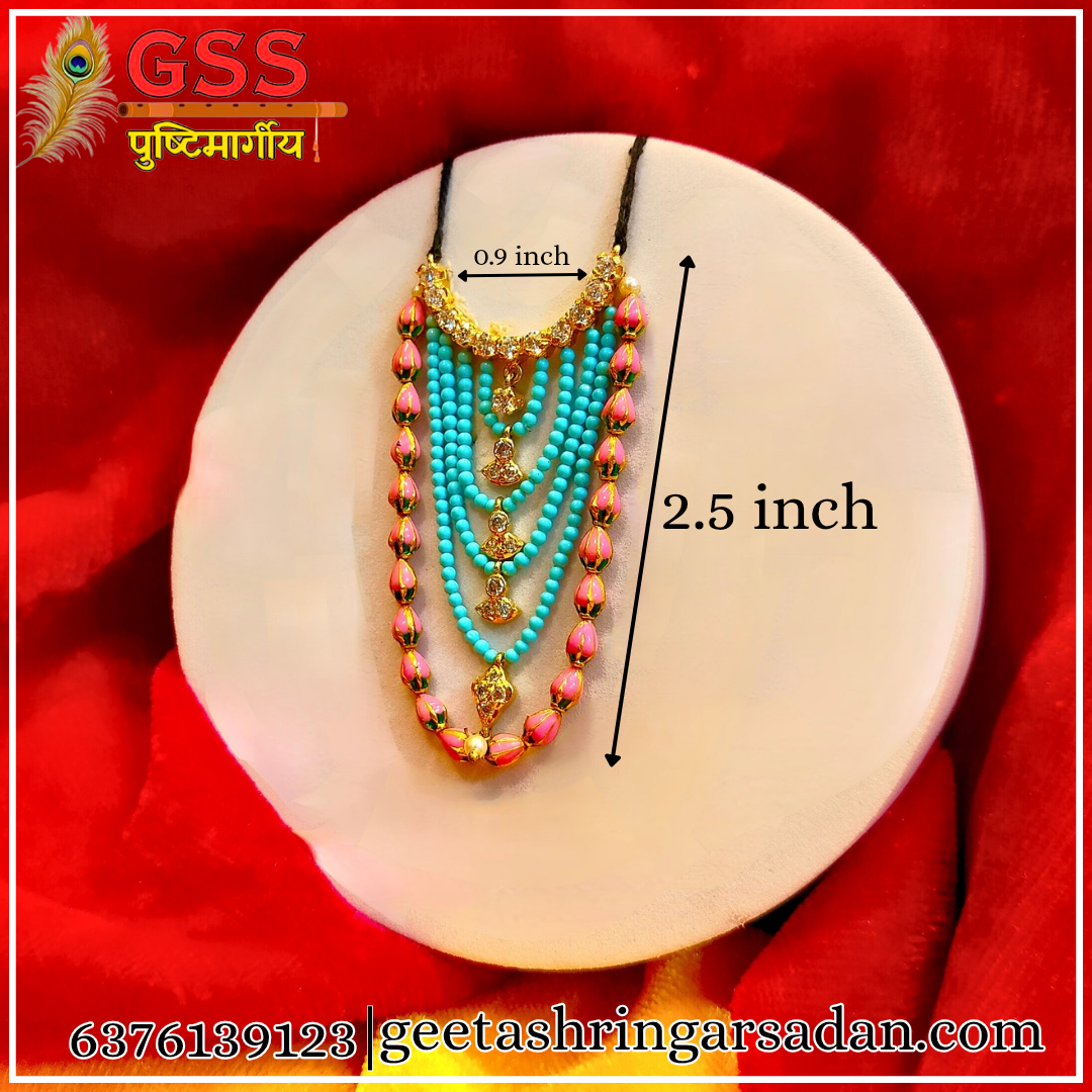 Jadau Heera Haasli Kamal Mala ji (silver)