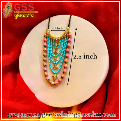 Jadau Heera Haasli Kamal Mala ji (silver)