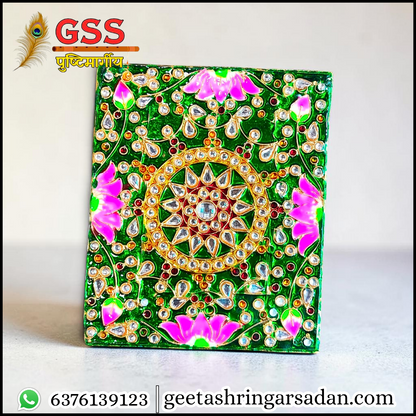 Meenakari Mirror (6×5)