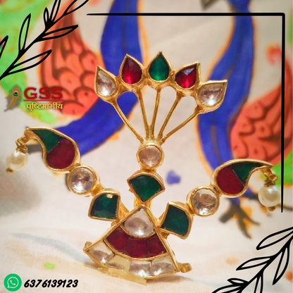 Jadau kundan tipara