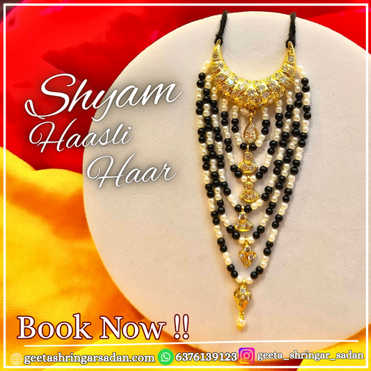 Jadau Shyam Haasli Mala ji (silver)