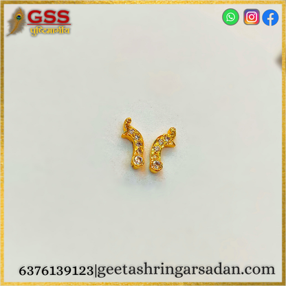 Heera Magrakrit kundal (silver)