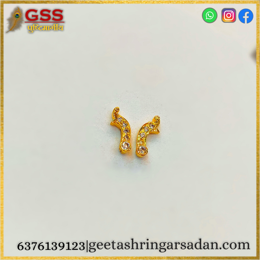 Heera Magrakrit kundal (silver)