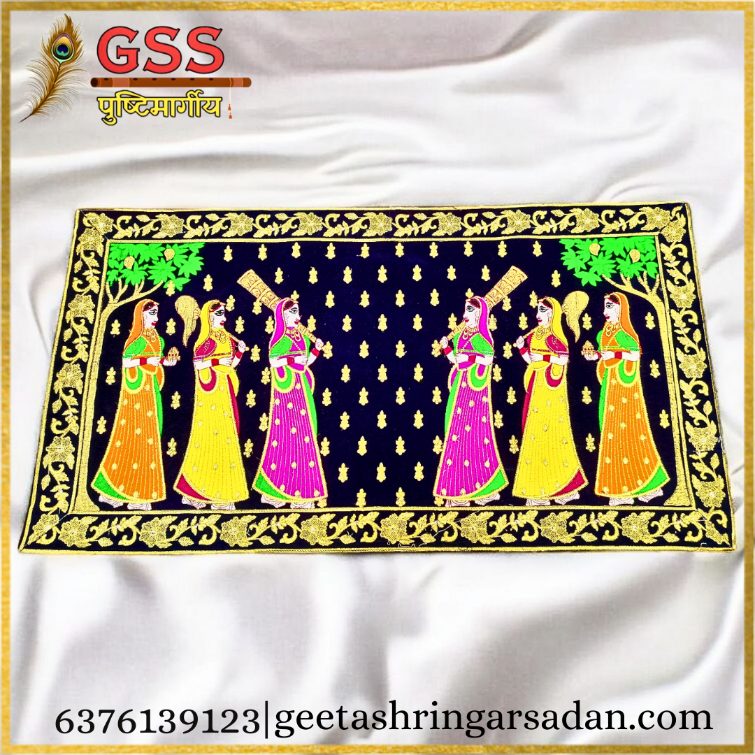 Beautiful Embroidery Sakhi Pichwai