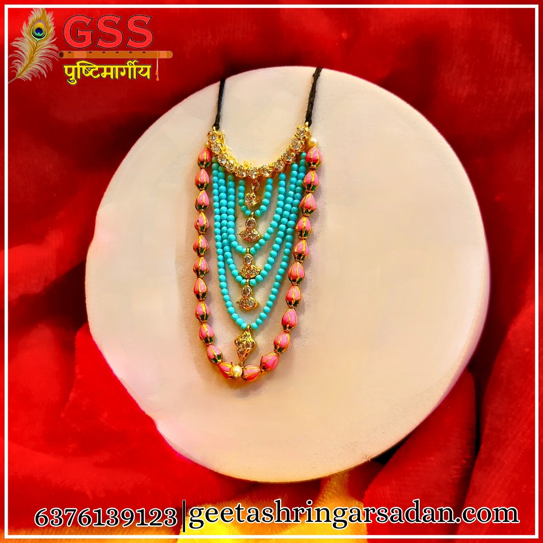 Jadau Heera Haasli Kamal Mala ji (silver)