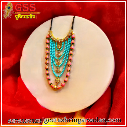 Jadau Heera Haasli Kamal Mala ji (silver)