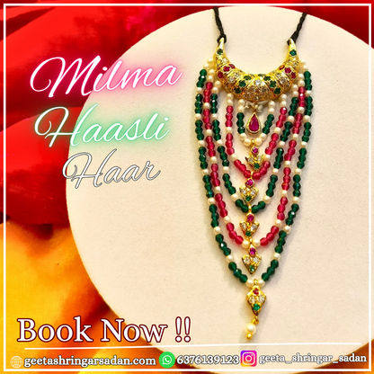 Jadau Milma Haasli Mala ji (silver)
